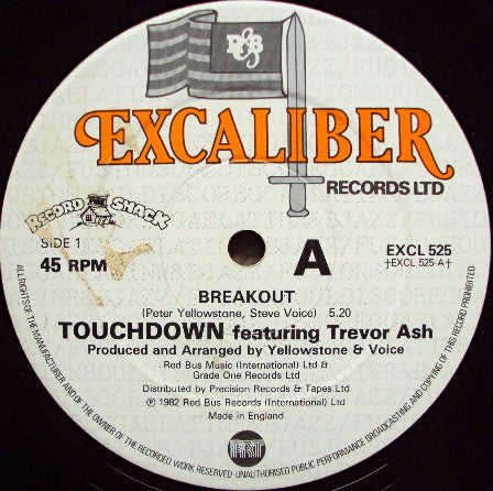Touchdown - Breakout - Used Vinyl Record 12"