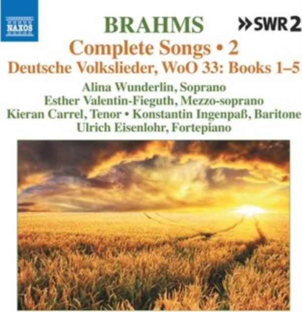 ALINA WUNDERLIN; EST - BRAHMS COMPLETE SONGS VOL 2 - CD