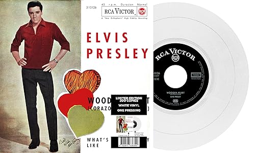 ELVIS PRESLEY - EP ÉTRANGER N°10 - WOODEN HEART (SPAIN) WHITE VINYL