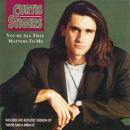 Curtis Stigers - You're All That Matters To Me - Used Vinyl Record 7"