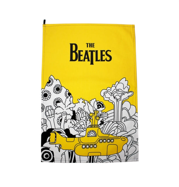 BEATLES - Tea Towel (Recycled Cotton) - The (Yellow Submarine) - Tea