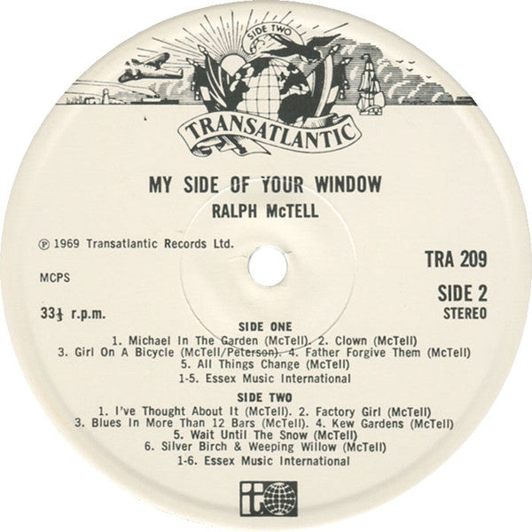 Ralph McTell - My Side Of Your Window - Used Vinyl Record