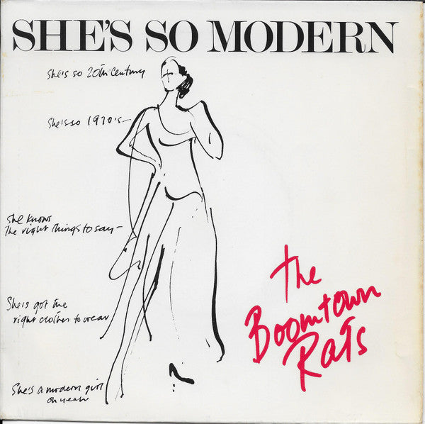 Boomtown Rats - She's So Modern - Used Vinyl Record 7"
