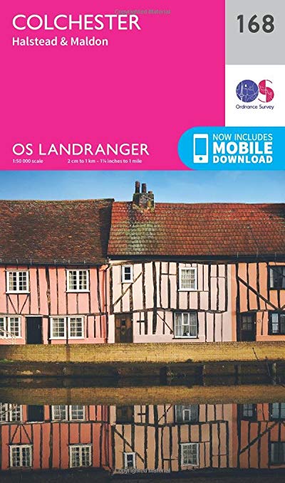 Ordnance Survey - Colchester, Halstead & Maldon : 168 - New Sheet map