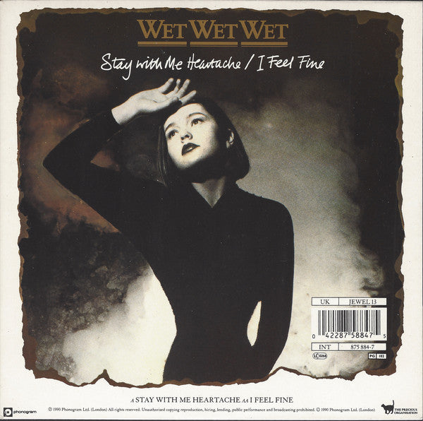 Wet Wet Wet - Stay With Me Heartache / I Feel Fine - Used Vinyl Recor