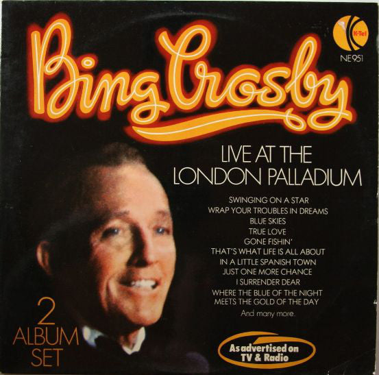 Bing Crosby - Live At The London Palladium - Used Vinyl Record