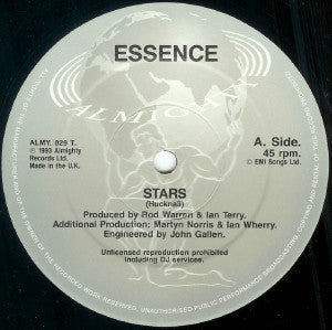Essence - Stars - Used Vinyl Record 12"