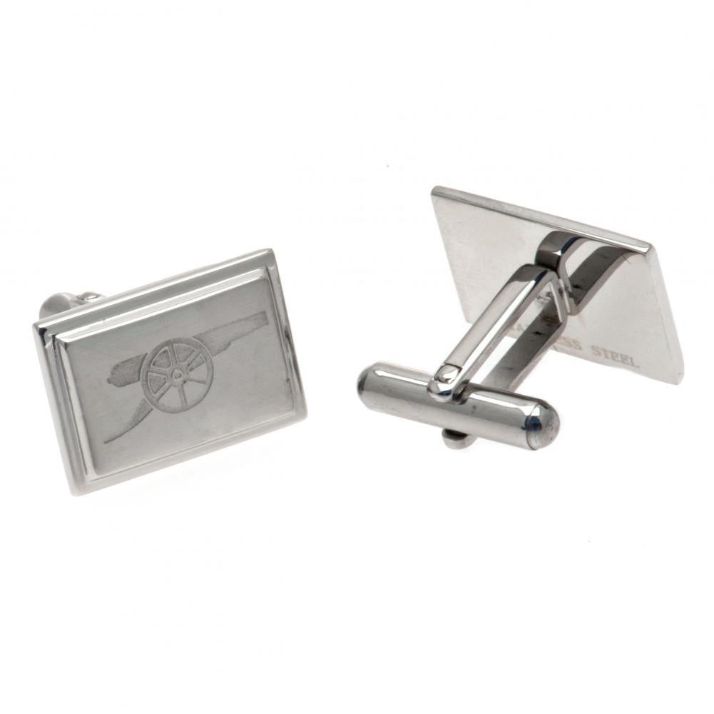 Arsenal FC - Stainless Stee - Coasters - Cufflink - Approx 20mm x 10mm