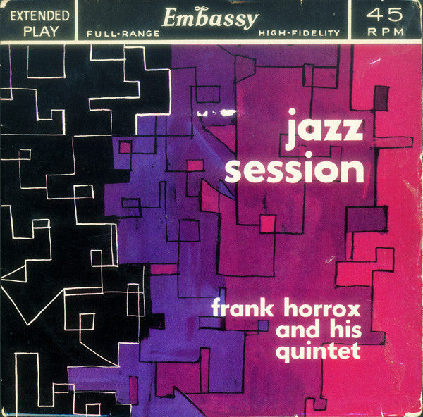 Frank Horrox Quintet - Jazz Session - Used Vinyl Record 7"