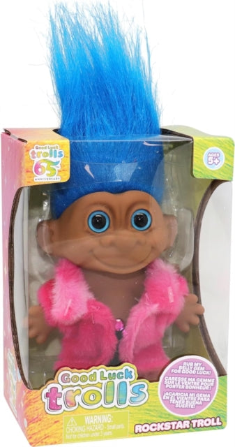 Trolls 4" Doll - Rockstar Troll - Paperback