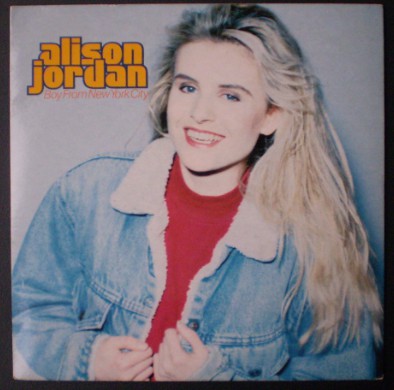 Alison Jordan - Boy From New York City - Used Vinyl Record 7"