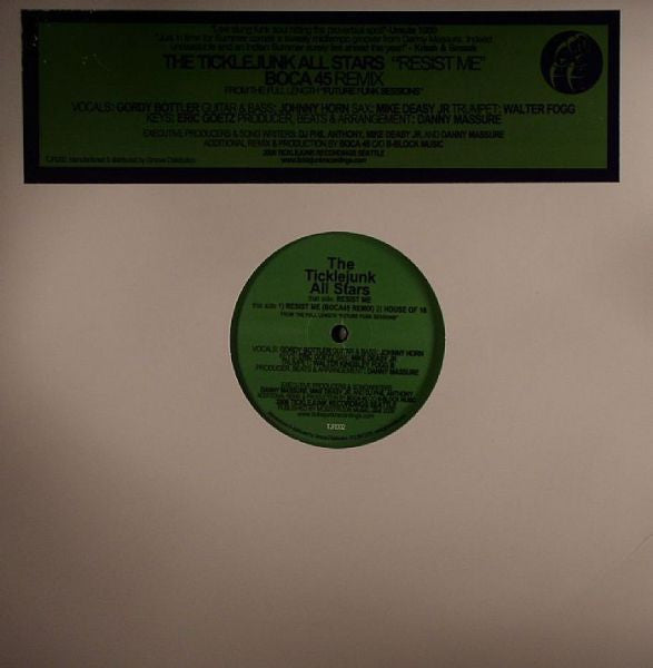 Ticklejunk All Stars - Resist Me - Used Vinyl Record 12"