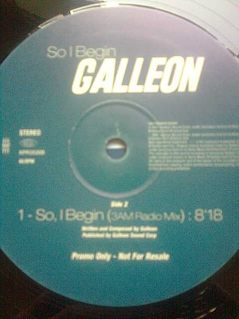 Galleon - So I Begin - Used Vinyl Record 12"