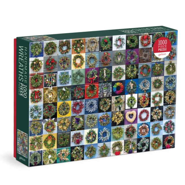 Galison - Handmade Wreaths 1000 Piece Puzzle - New Jigsaw Puzzle