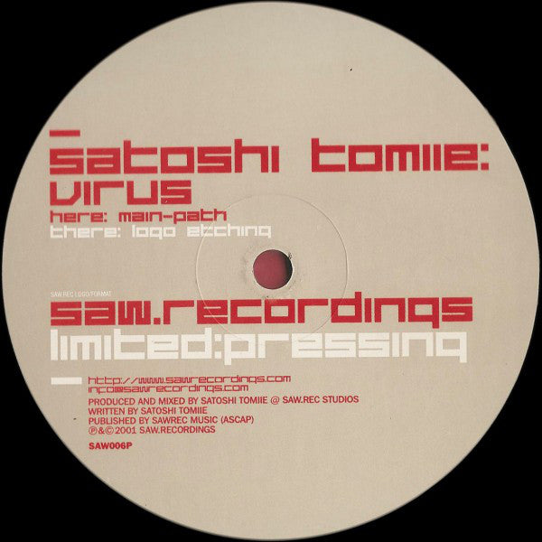 Satoshi Tomiie - Virus - Used Vinyl Record 12"