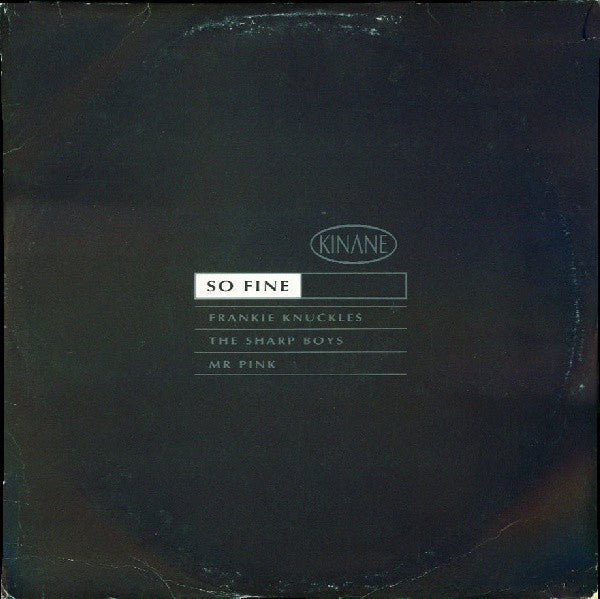 Kinane - So Fine - Used Vinyl Record 12"