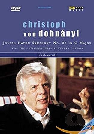 Christoph Von Dohnanyi: In Rehearsal - DVD