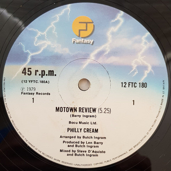 Philly Cream - Motown Review - Used Vinyl Record 12"