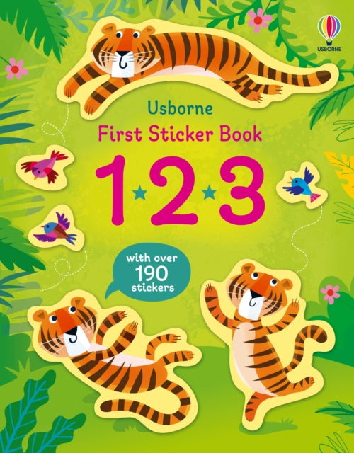 Alice Beecham - First Sticker Book 123 - Paperback