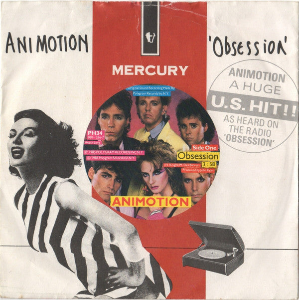 Animotion - Obsession - Used Vinyl Record 7"