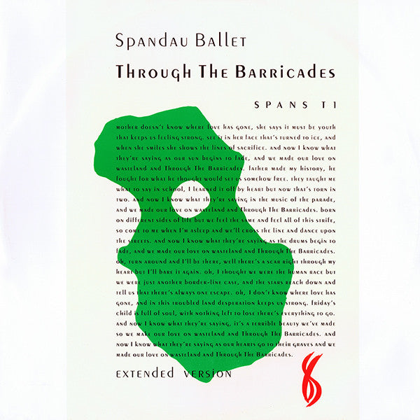 Spandau Ballet - Through The Barricades (Extended Version) - Used Vin