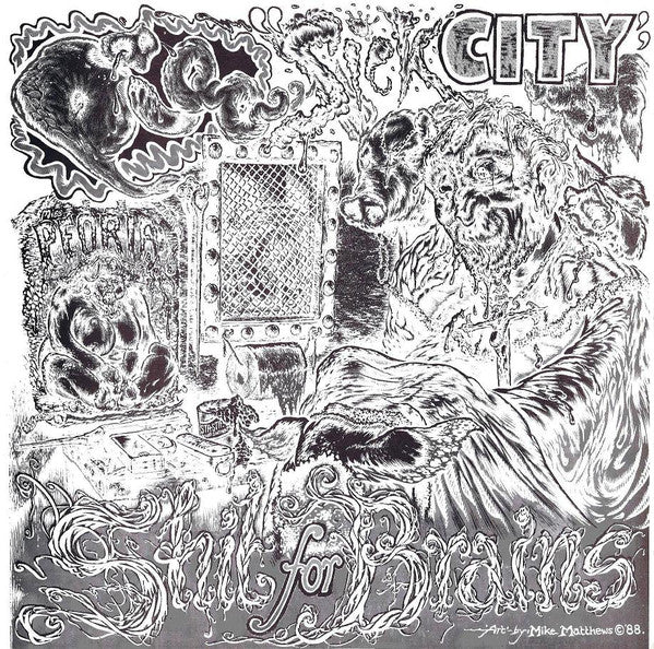 Pig - Sick City / Shit For Brains - Used Vinyl Record 12"