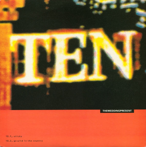 Wedding Present - Sticky / Go Wild In The Country - Used Vinyl Record