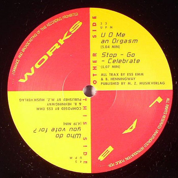 Icons - Who Do You Vote For ? - New Vinyl Record 12"