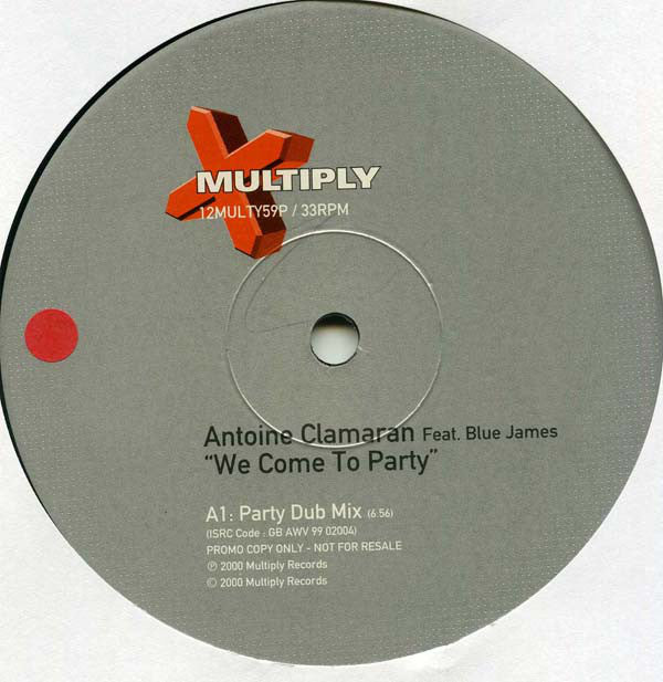Antoine Clamaran - We Come To Party - Used Vinyl Record 12"
