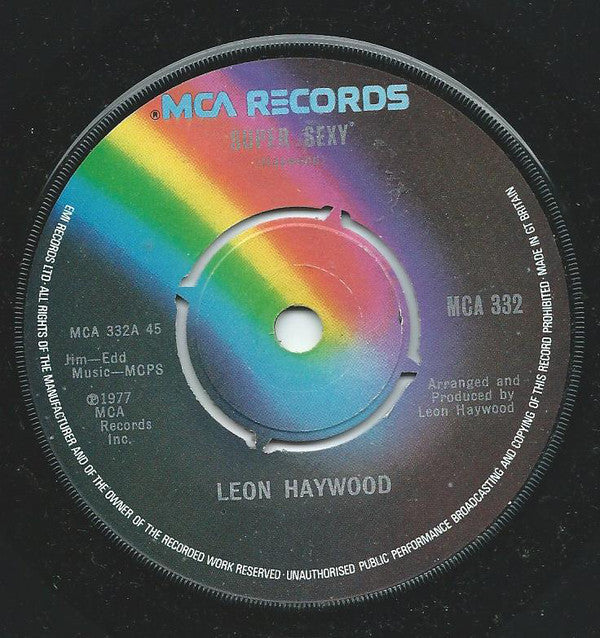 Leon Haywood - Super Sexy - Used Vinyl Record 7"