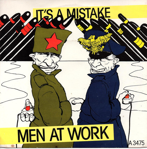 Men At Work - It's A Mistake - Used Vinyl Record 7"