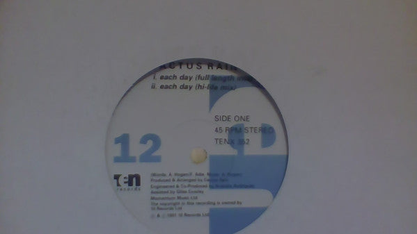 Cactus Rain - Each Day - Used Vinyl Record 12"