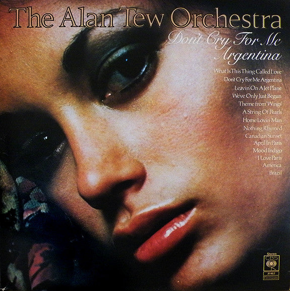 Alan Tew Orchestra - Don't Cry For Me Argentina - Used Vinyl Record