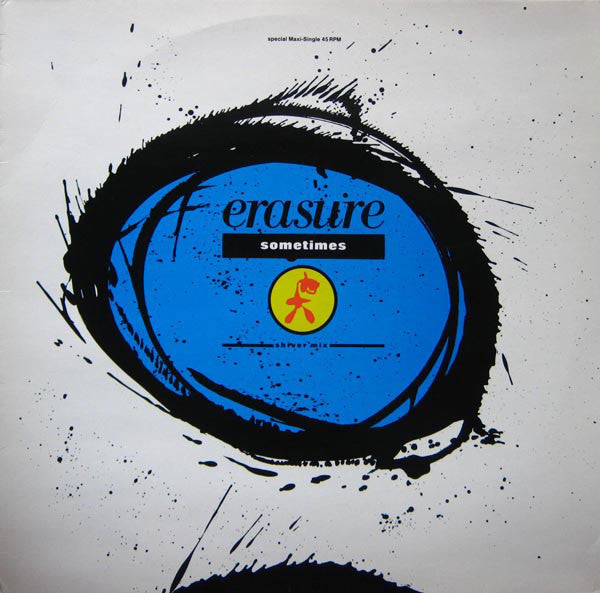 Erasure - Sometimes (Shiver Mix) - Used Vinyl Record 12"