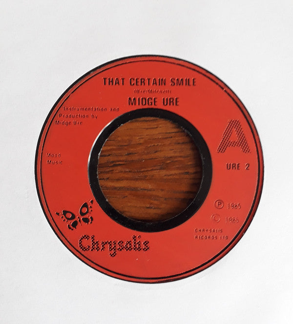 Midge Ure - That Certain Smile - Used Vinyl Record 7"