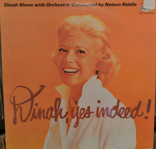 Dinah Shore - Dinah, Yes Indeed! - Used Vinyl Record