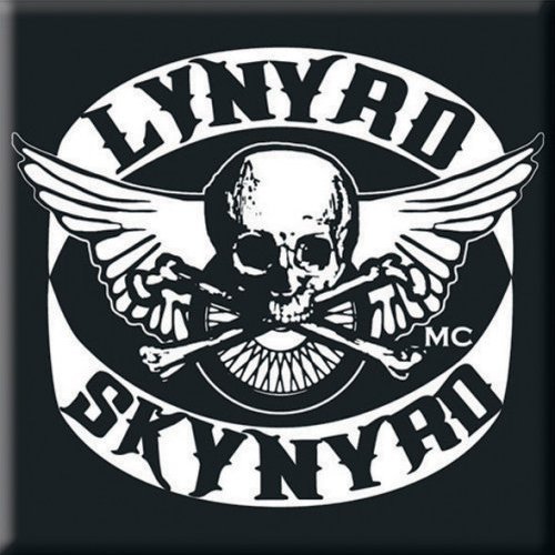 Lynyrd Skynyrd - Fridge Magnet: Biker Patch Logo - TV Memorabilia Frid