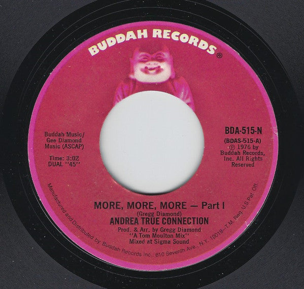 Andrea True Connecti - More, More, More - Used Vinyl Record 7"