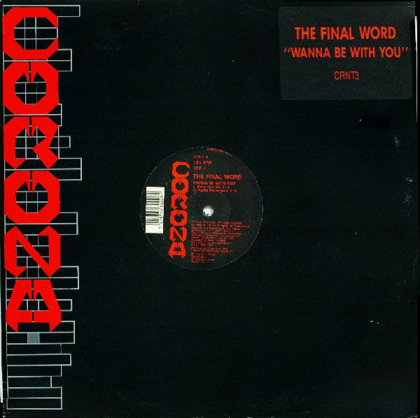 Final Word - Wanna Be With You - Used Vinyl Record 12"