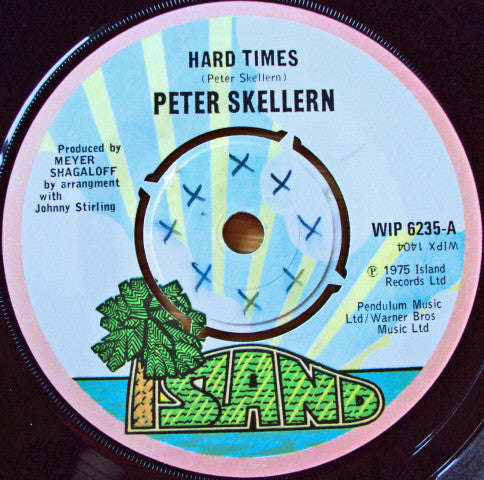 Peter Skellern - Hard Times - Used Vinyl Record 7"