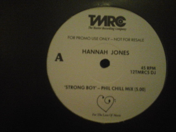 Hannah Jones - Strong Boy - Used Vinyl Record 12"