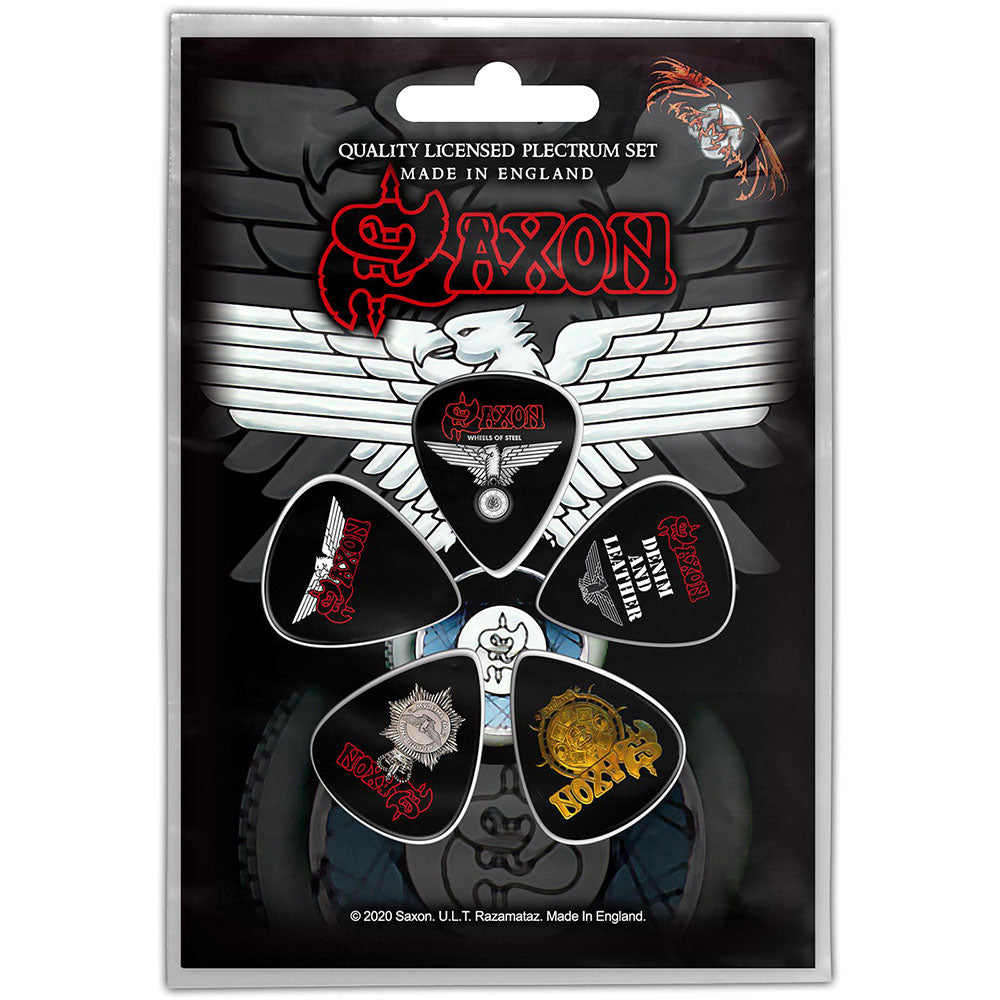 Saxon - Plectrum Pack: Wheels Of Steel - Clothing