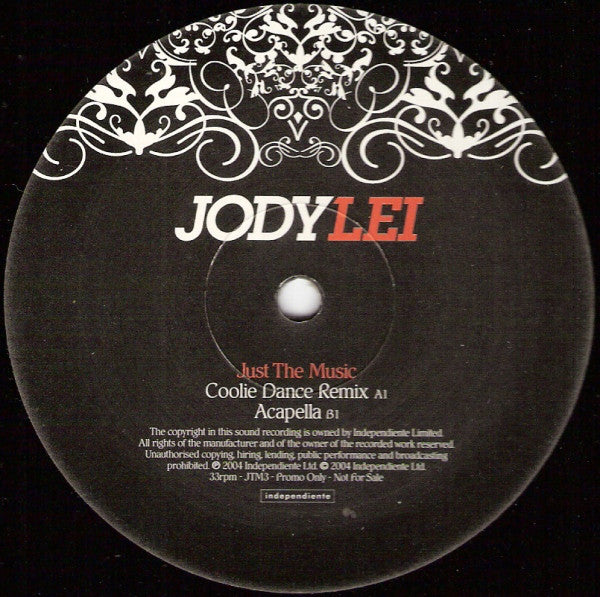 Jody Lei - Just The Music - Used Vinyl Record 12"