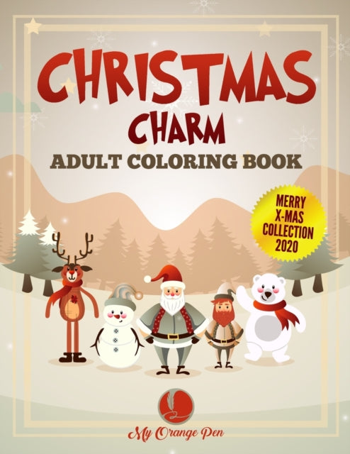 Pen - Christmas Charm Adult Coloring Book 25 Fun, Festive, and Stress