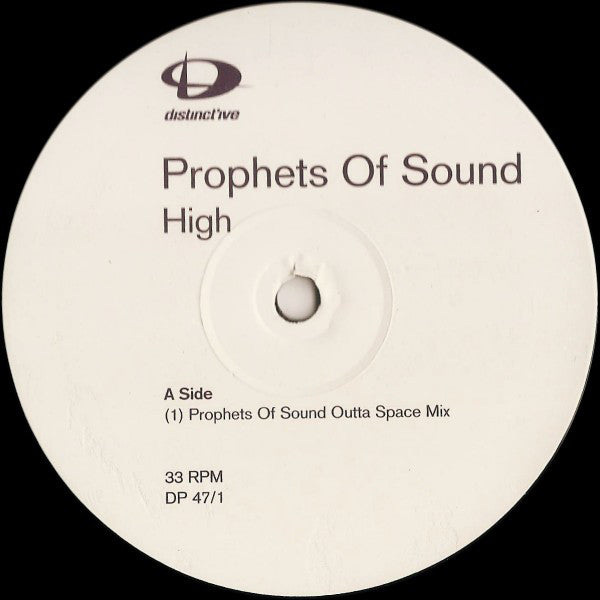 Prophets Of Sound - High - Used Vinyl Record 12"