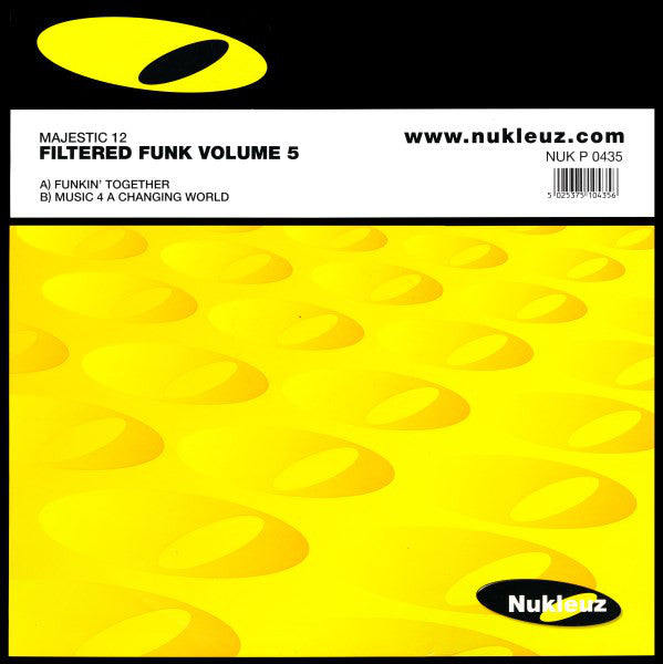 Majestic 12 - Filtered Funk - Volume 5 - Used Vinyl Record 12"