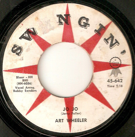 Art Wheeler - Jo Jo - Used Vinyl Record 7"