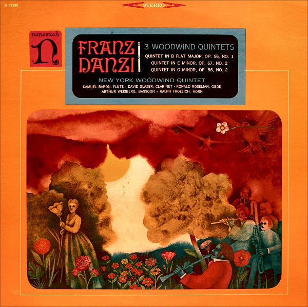 Franz Danzi - 3 Woodwind Quintets - Used Vinyl Record