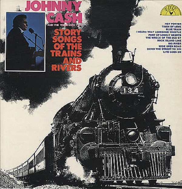 Johnny Cash & The Te - Story Songs Of The Trains And Rivers - Used Viny