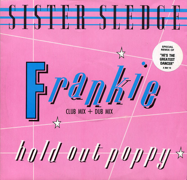 Sister Sledge - Frankie (Club Mix + Dub Mix) - Used Vinyl Record 12"